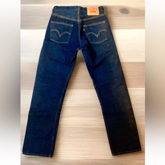 👖LEVI’S👖501 XX RED TAG “SLEVAGE” STRAIGHT BUTTON FLY BLUE JEANS EUC💙 - Picture 9 of 16